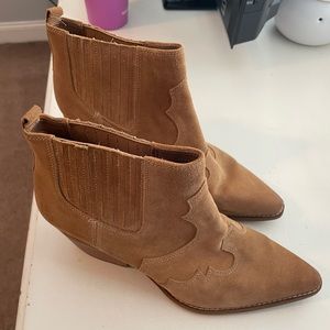 Sam Edelman size 10 suede ankle boots